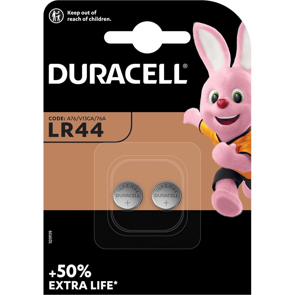Bild: DURACELL LR44 Alkaline Knopfzellenbatterie 