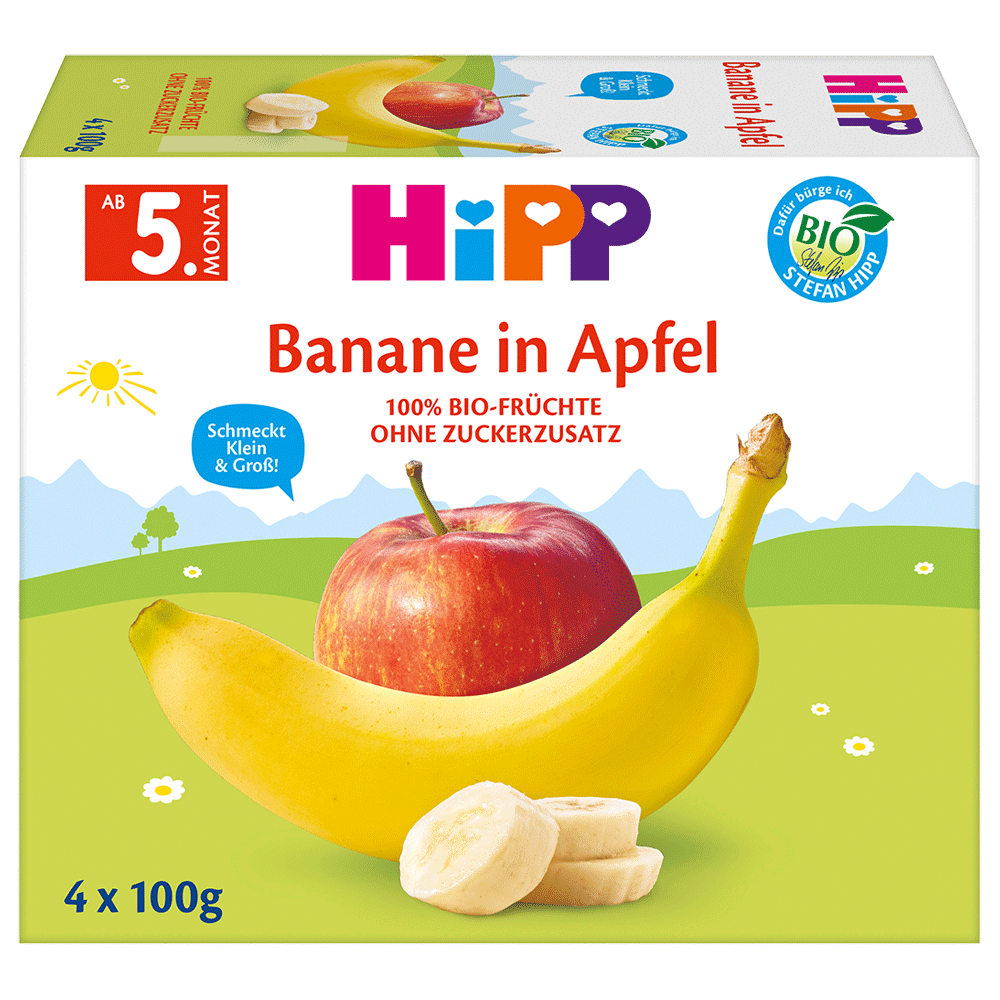 Bild: HiPP Banane in Apfel 