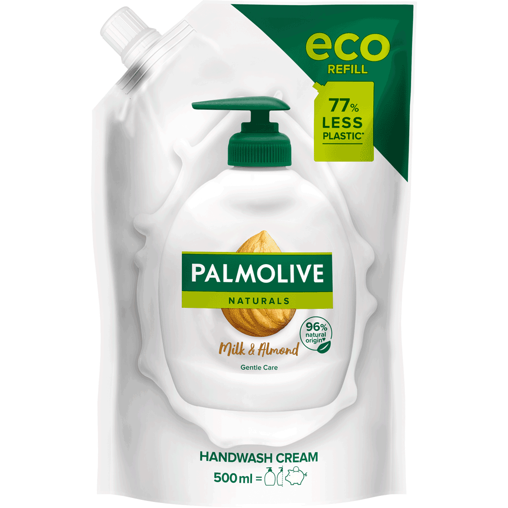 Bild: Palmolive Naturals Flüssigseife Milch & Mandel Nachfüllung 
