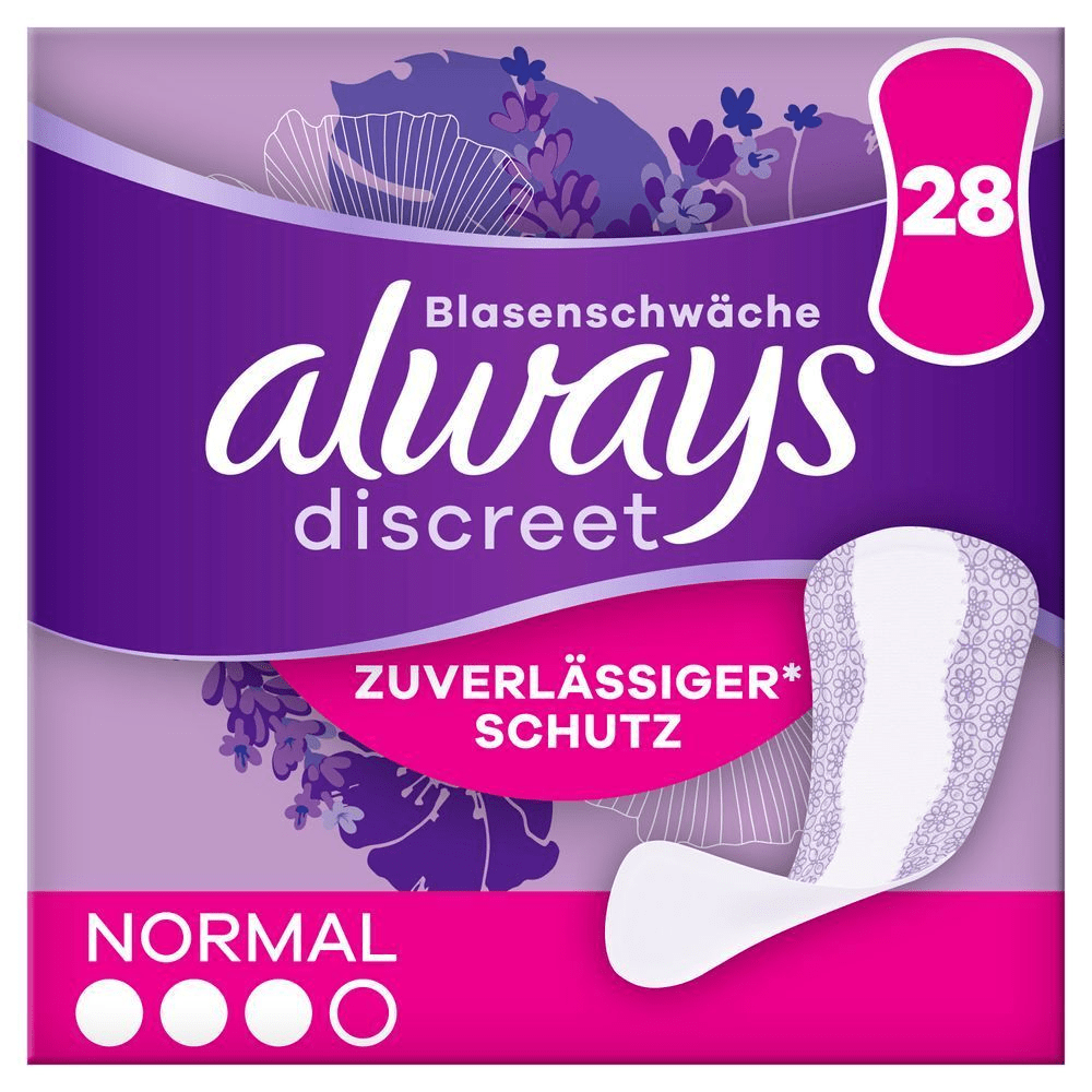 Bild: always Discreet Inkontinenz-Slipeinlagen Für Frauen Normal 