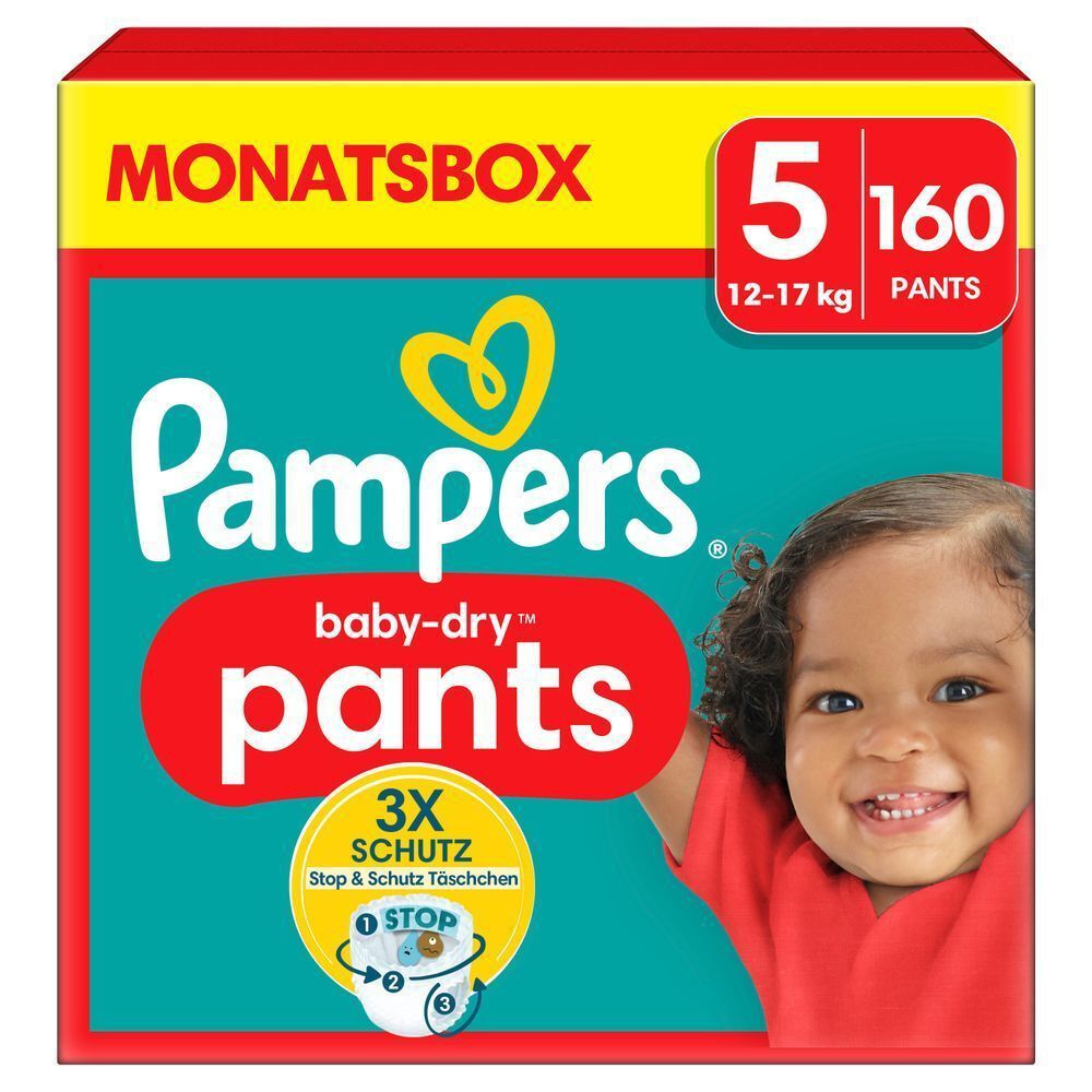 Bild: Pampers Baby-Dry Pants Größe 5, 12kg - 17kg 