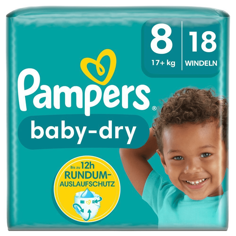 Bild: Pampers Baby-Dry Größe 8, 17kg+ 