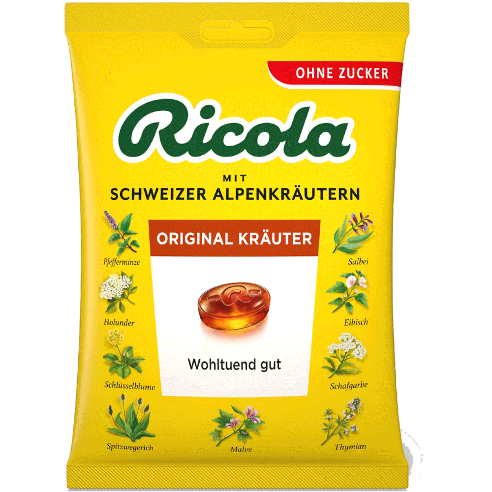 Bild: Ricola Kräuter Original Schweizer Kräuter-Bonbons 