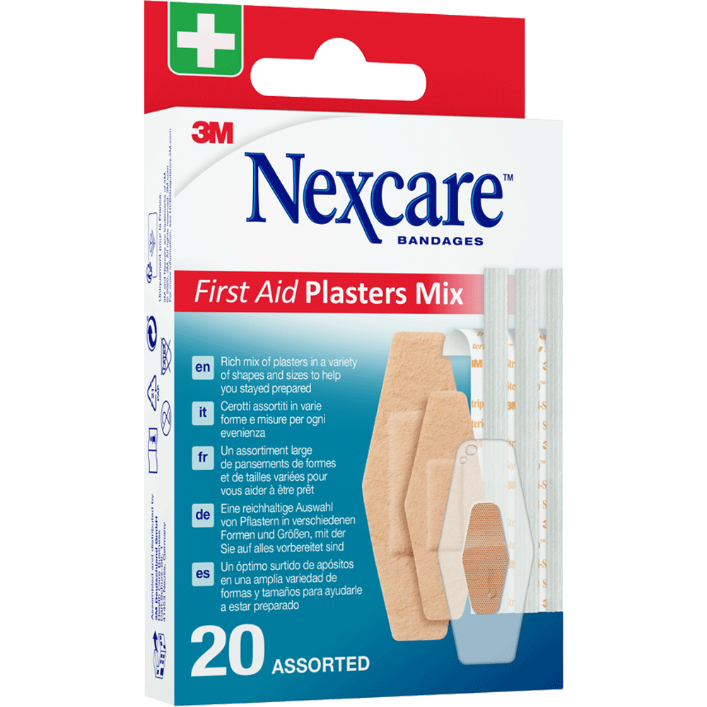 Bild: Nexcare Erste Hilfe Pflaster-Mix 