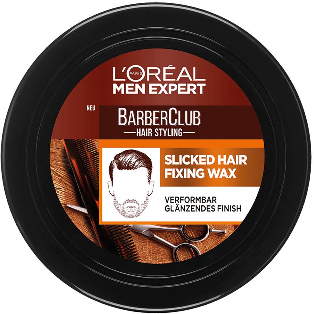 Bild: L'ORÉAL PARIS MEN EXPERT Barber Club Slicked Hair Fixing Wax 