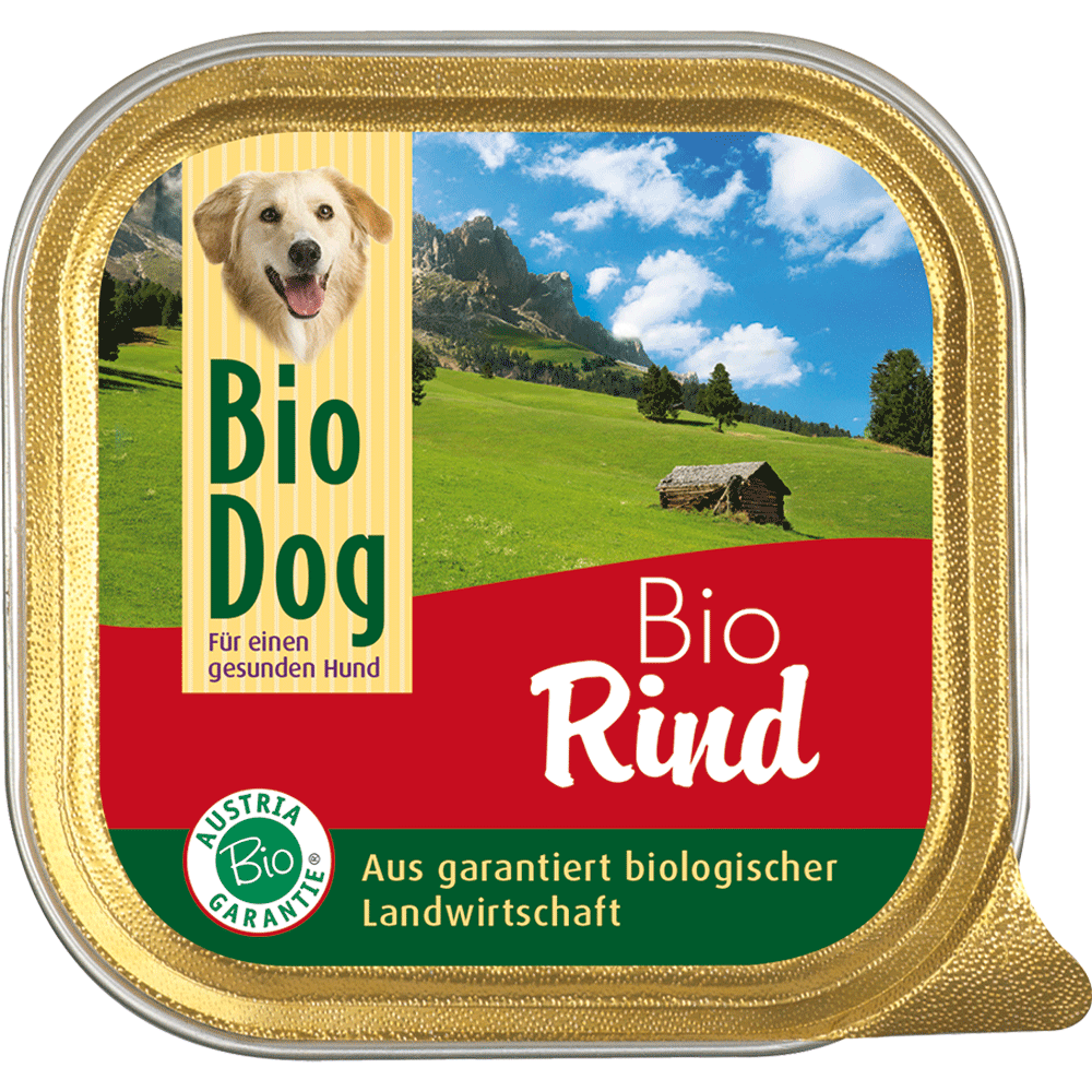 Bild: Bio Dog Hunde Schale Rind 