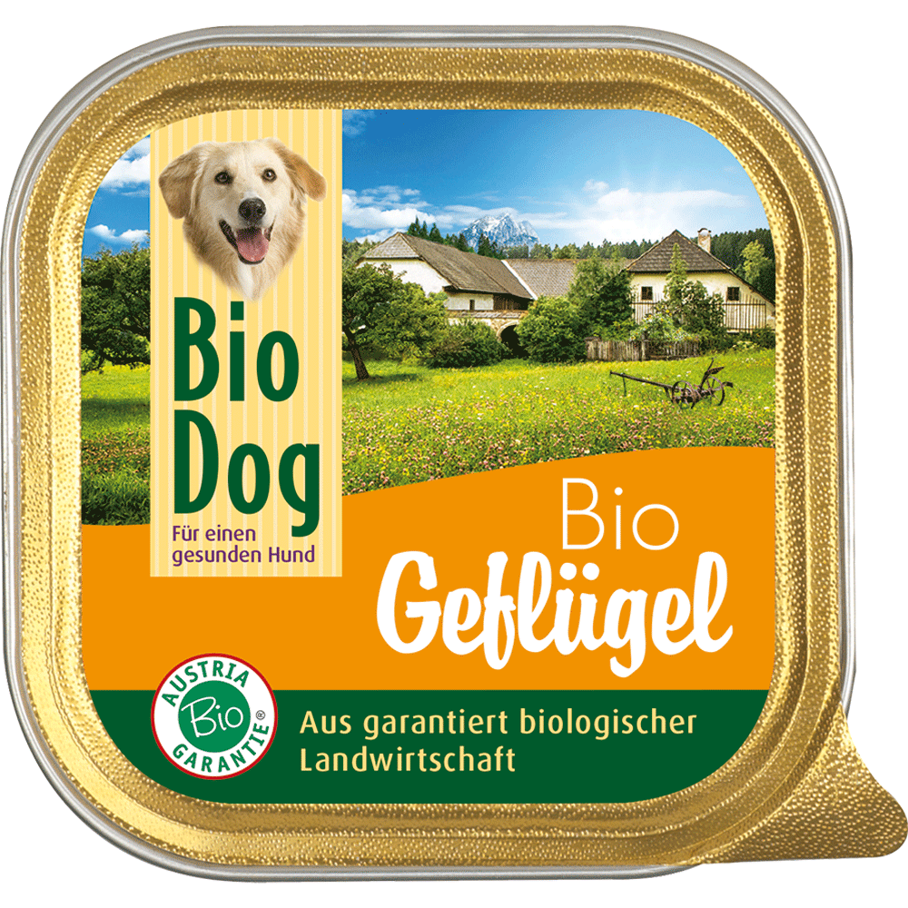 Bild: Bio Dog Hunde Schale Geflügel 