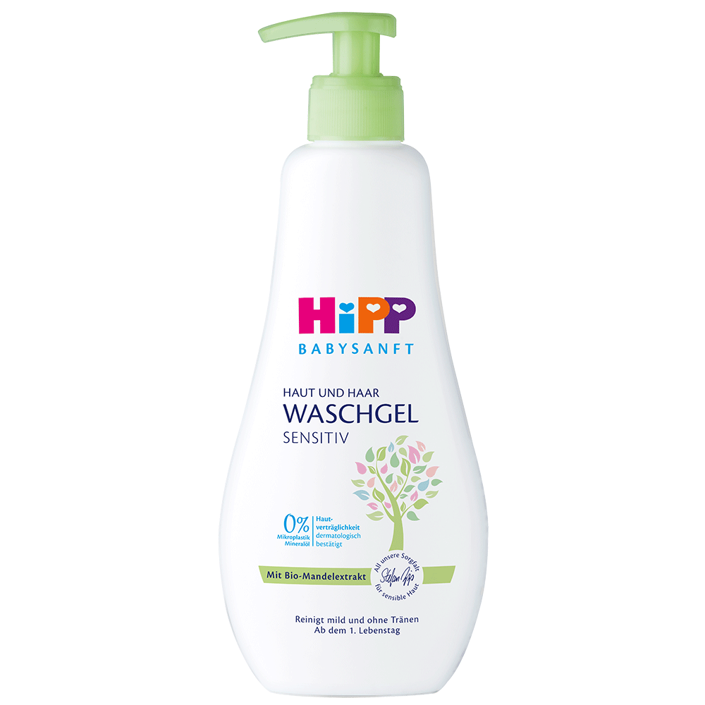 Bild: HiPP Babysanft Haut und Haar Waschgel Sensitiv 