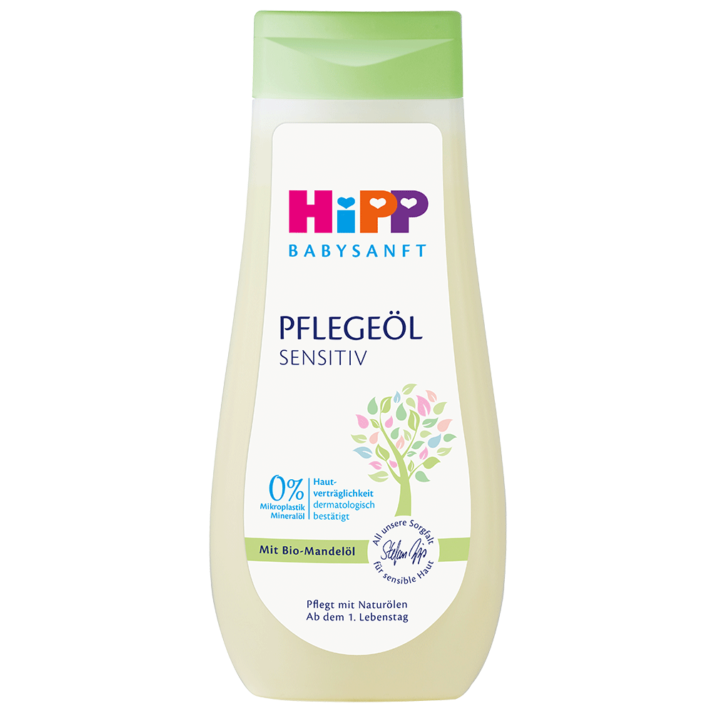 Bild: HiPP Babysanft Pflegeöl Sensitiv 