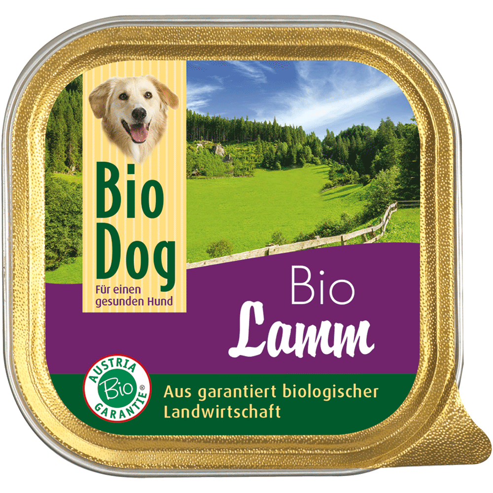 Bild: Bio Dog Hunde Schale Lamm 