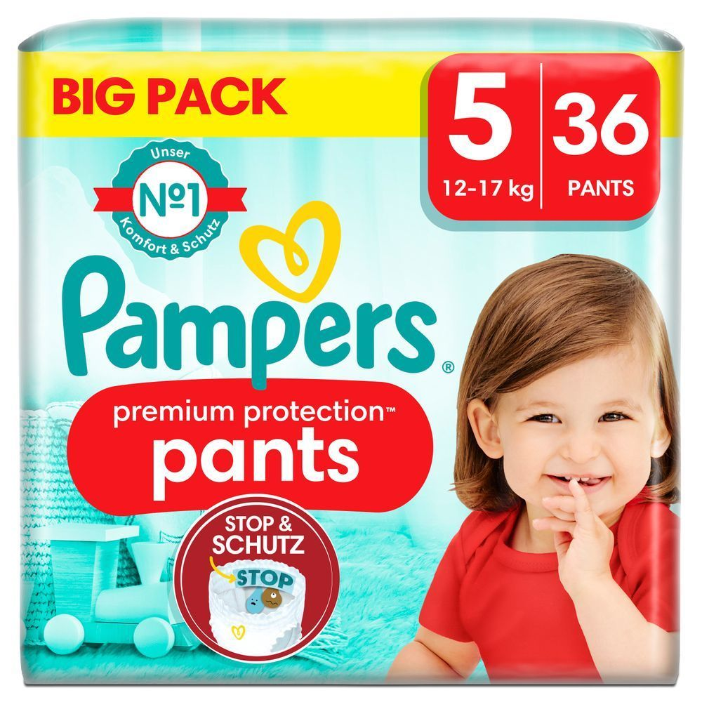 Bild: Pampers Premium Protection Pants Größe 5, 12kg - 17kg 