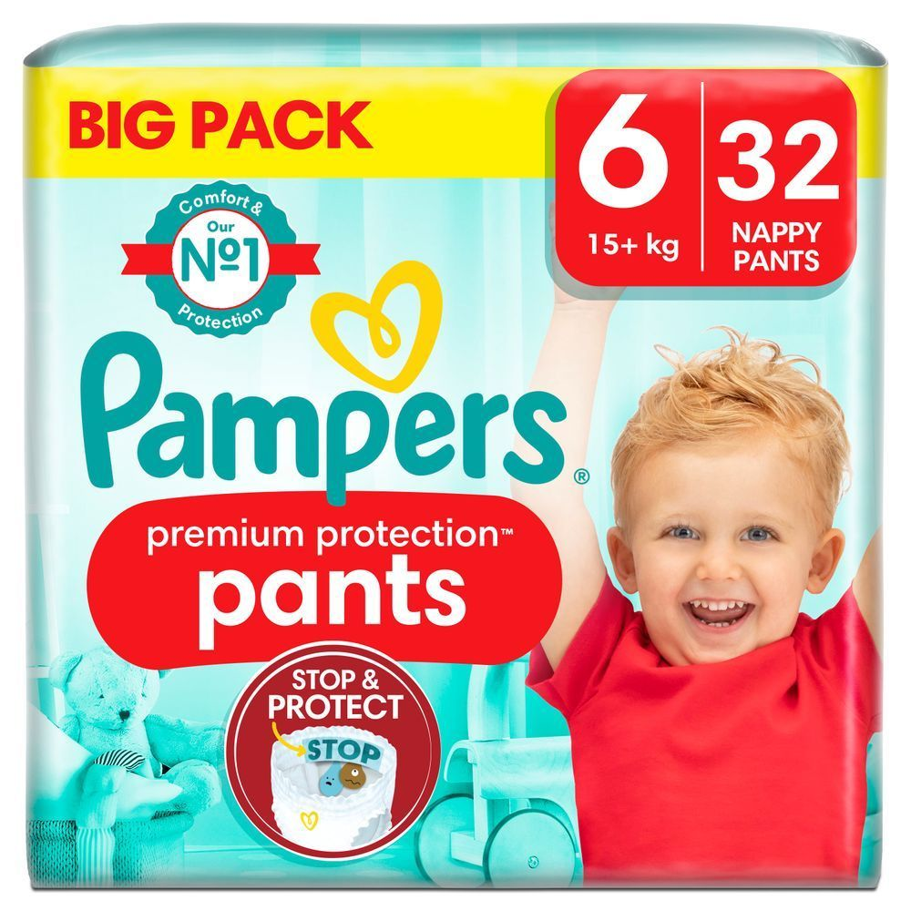 Bild: Pampers Premium Protection Pants Größe 6, 15kg+ 