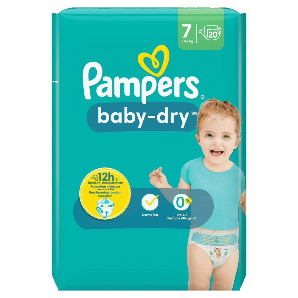 Bild: Pampers Baby-Dry Größe 7, 15kg+ 