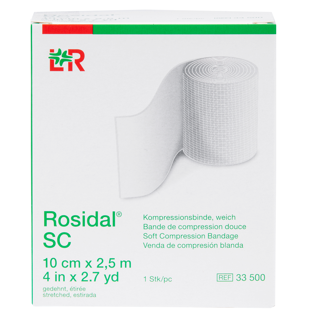 Bild: LOHMANN & RAUSCHER Rosidal® SC Kompressionsbinde weich 10 cm x 2.5 m 