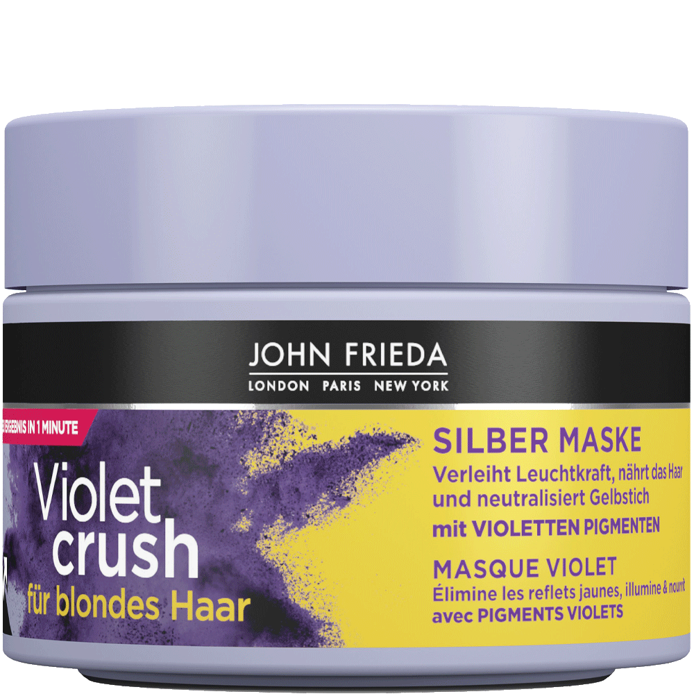 Bild: JOHN FRIEDA Violet crush Silber Maske für blondes Haar 