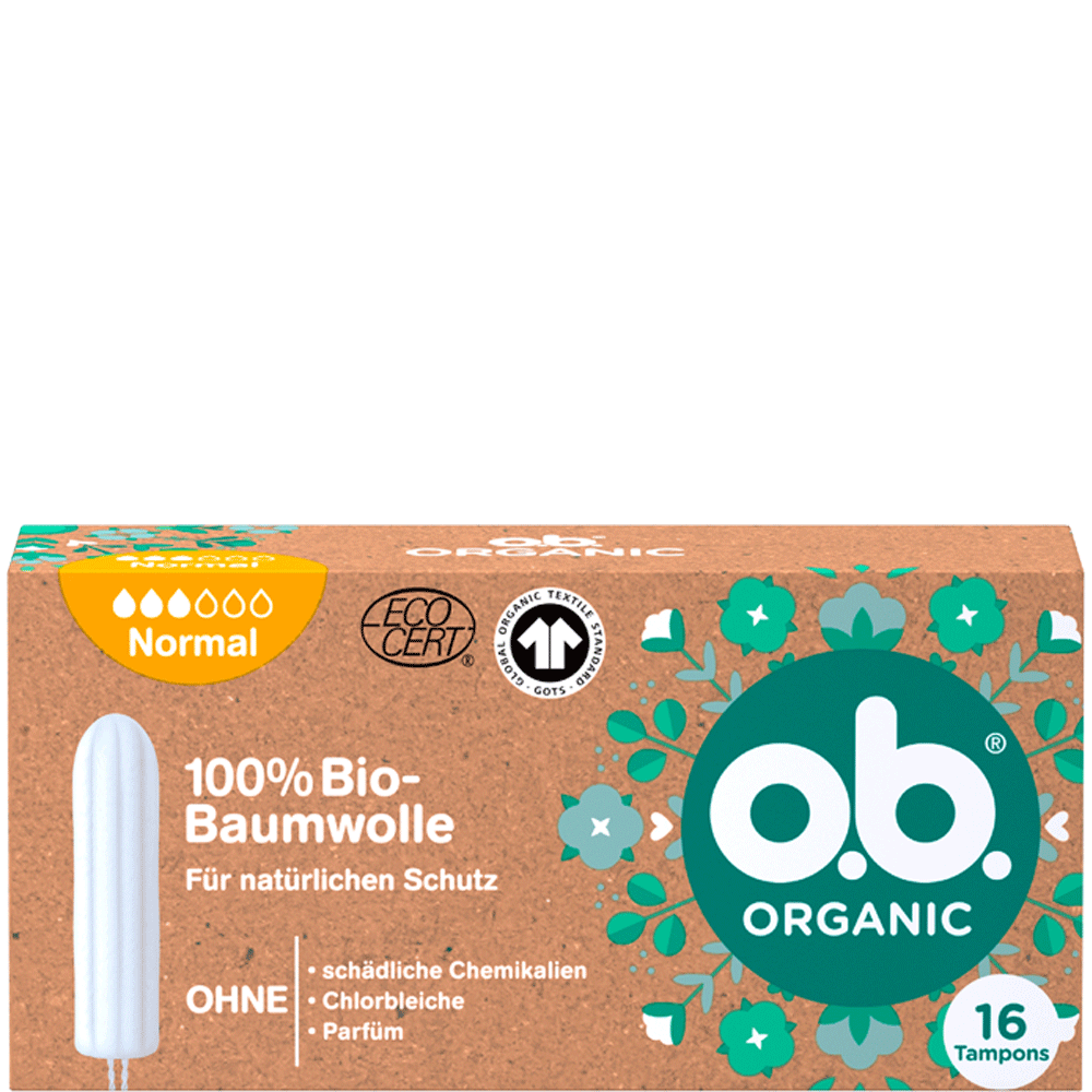 Bild: o.b. Organic Tampons Normal 