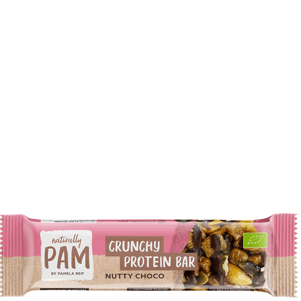Bild: Naturally PAM by Pamela Reif Crunchy Protein Bar Nutty Choco 