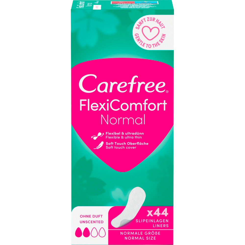 Bild: Carefree FlexiComfort Cotton Feel ohne Duft Slipeinlagen 