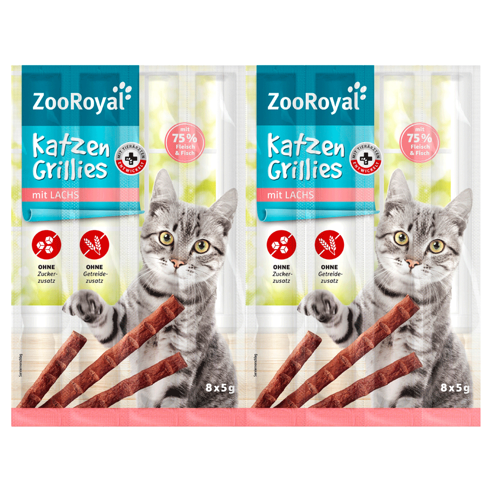 Bild: ZooRoyal Katzen Grillies mit Lachs 