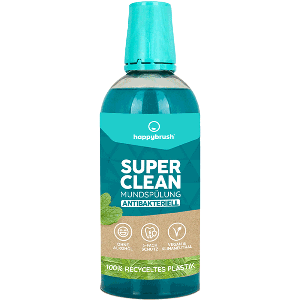 Bild: happybrush Mundspülung Super Clean Antibakteriell 