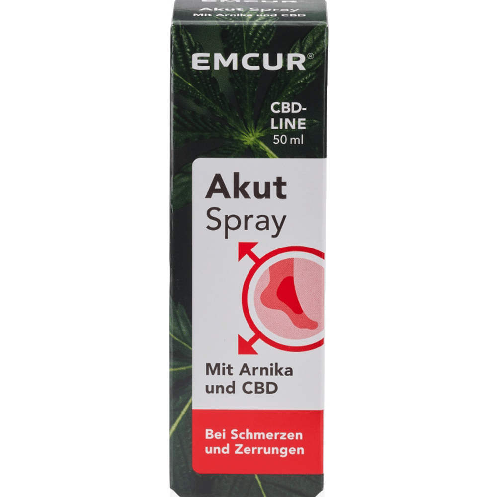Bild: Emcur Akut-Spray mit Arnika und CBD 