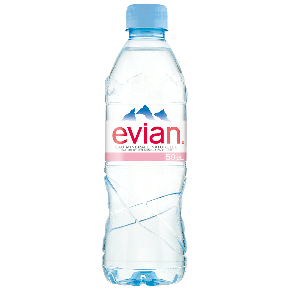Bild: Evian natürliches Mineralwasser 