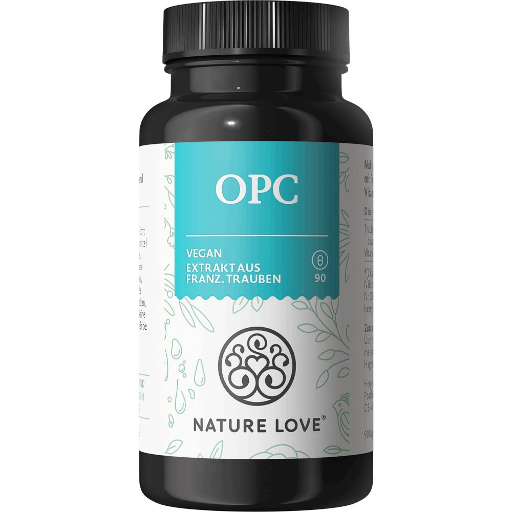 Bild: NATURE LOVE OPC mit Vitamin C 