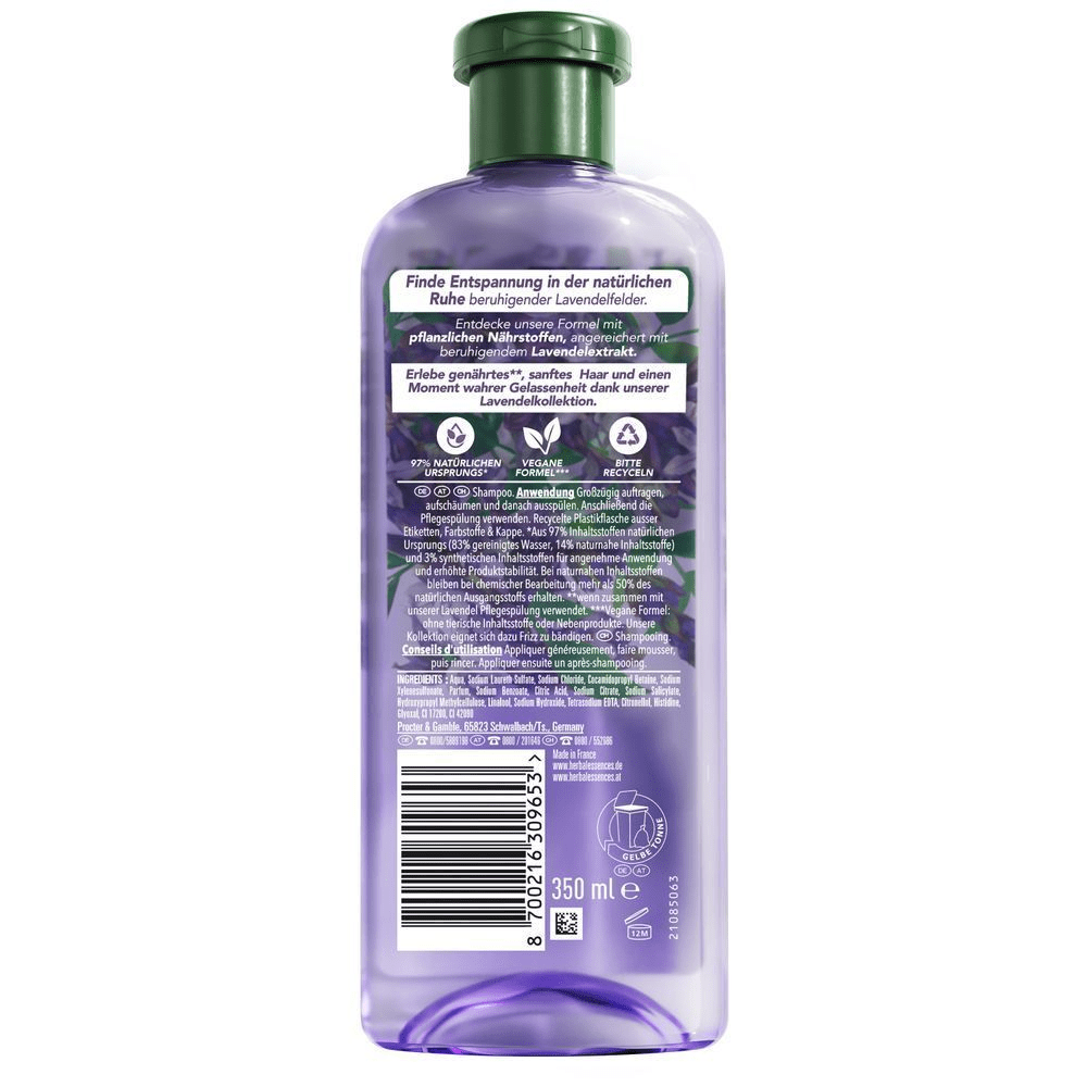 Bild: Herbal essences Sanfte Reinigung Shampoo mit Lavendelduft 