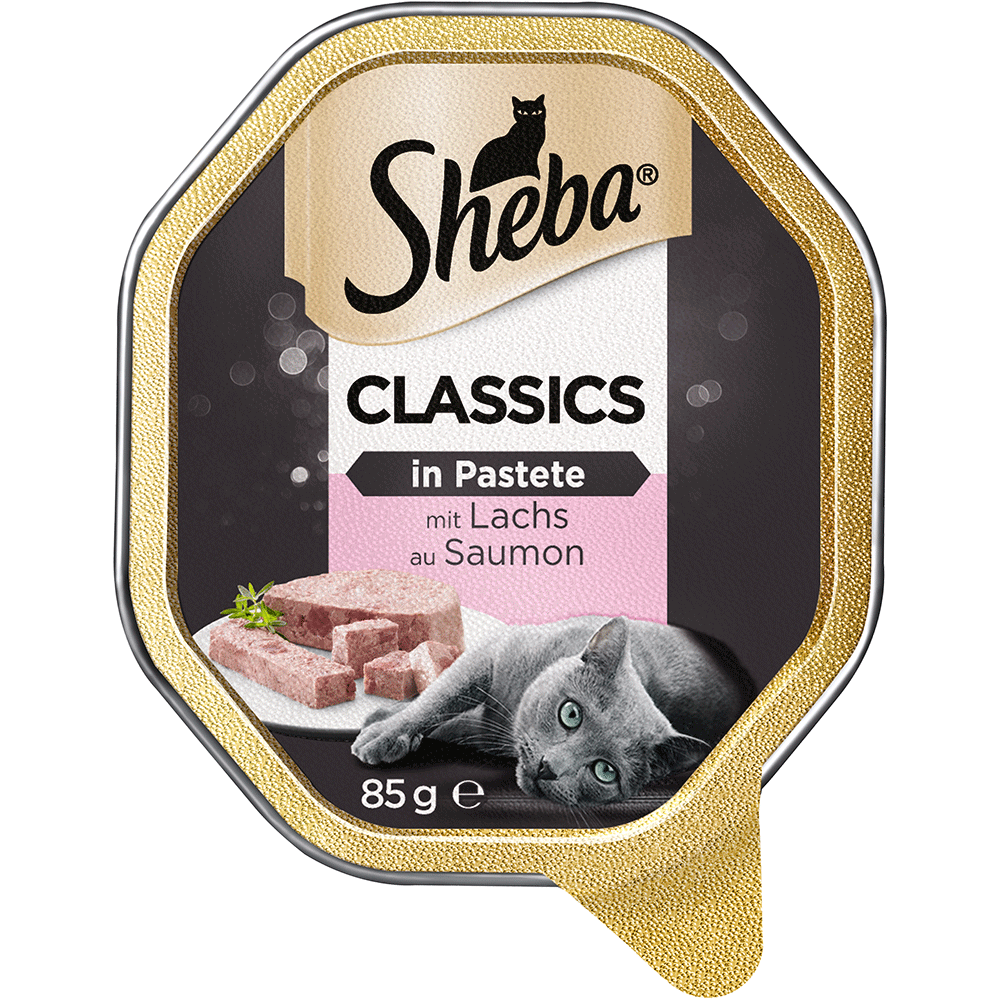 Bild: Sheba Classics in Pastete mit Lachs 