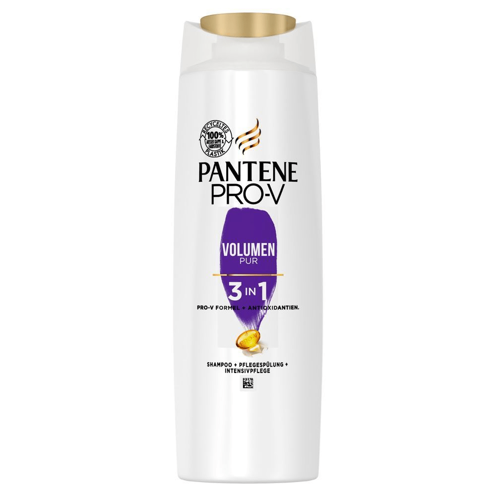 Bild: PANTENE PRO-V Volumen Pur 3-In-1 Shampoo + Pflegespülung + Intensivpflege 