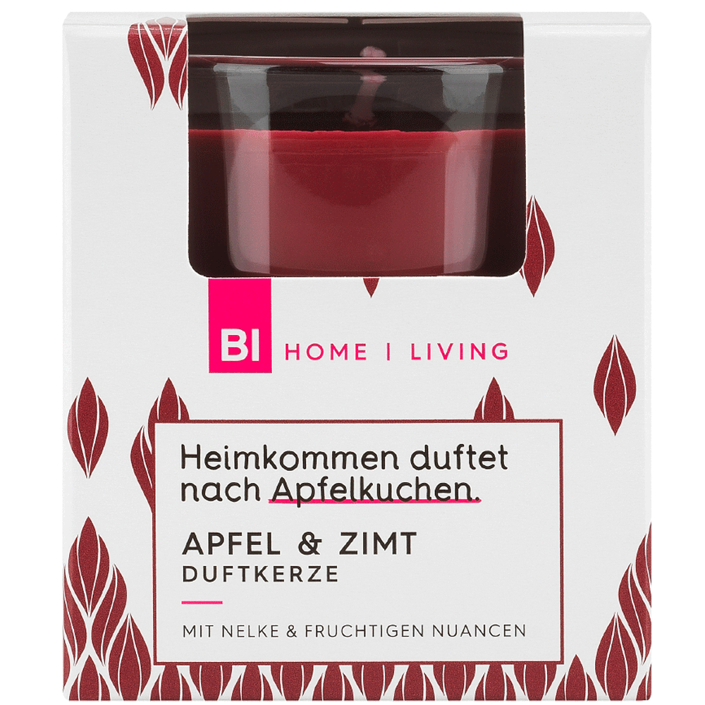Bild: BI HOME Living Duftkerze Apfel & Zimt 