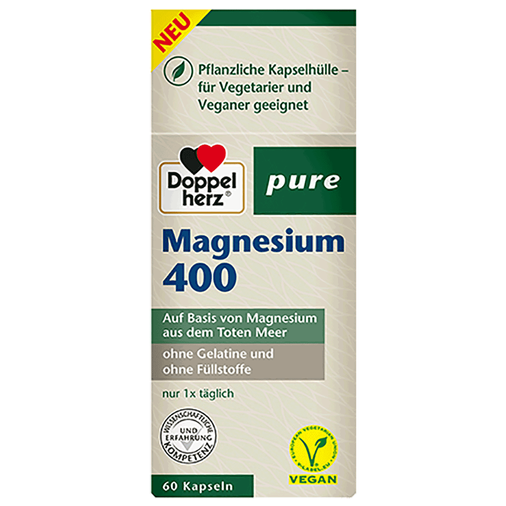 Bild: DOPPELHERZ Pure Magnesium 400 