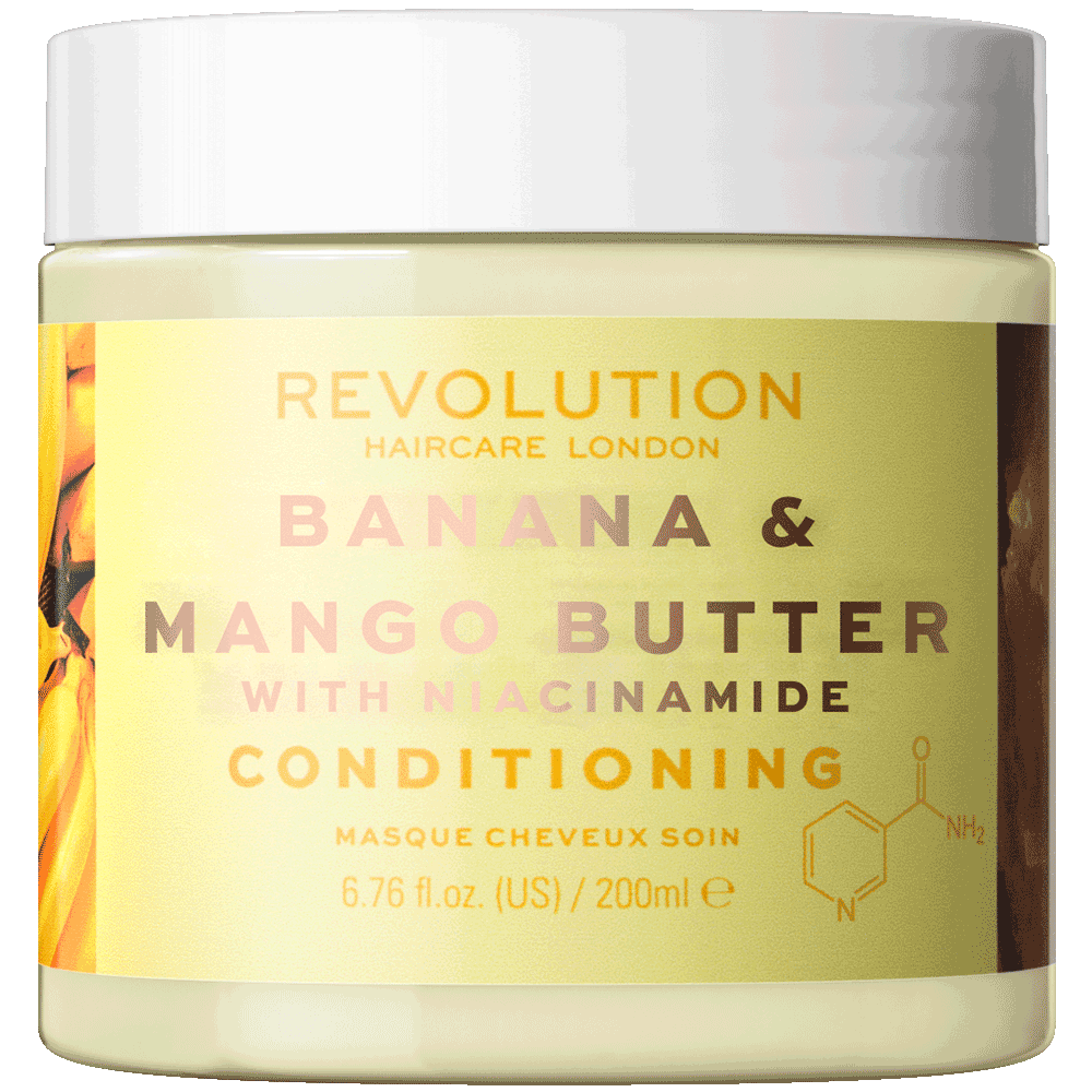 Bild: Revolution Haircare Haarmaske Banane & Mango Butter 