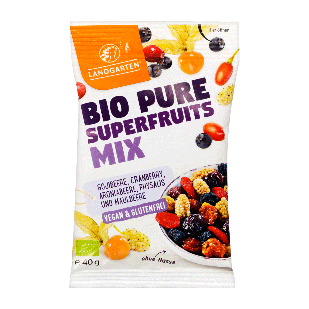 Bild: Landgarten Bio Pure Superfruits Mix 