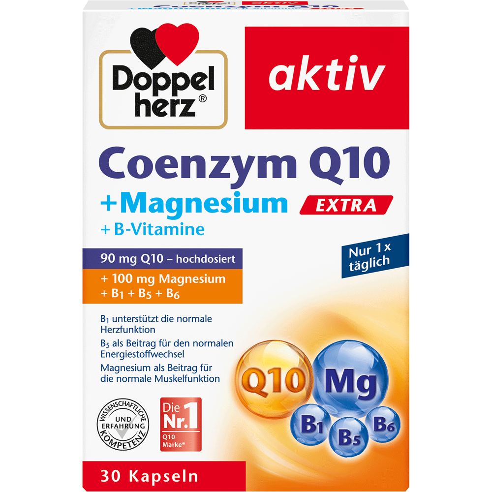Bild: DOPPELHERZ Kapseln Coenzym Q10 + Magnesium Extra 