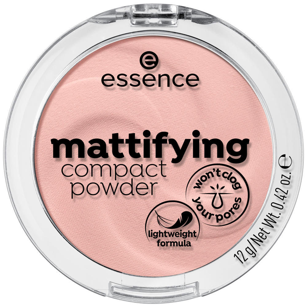 Bild: essence Mattifying Compact Powder light beige