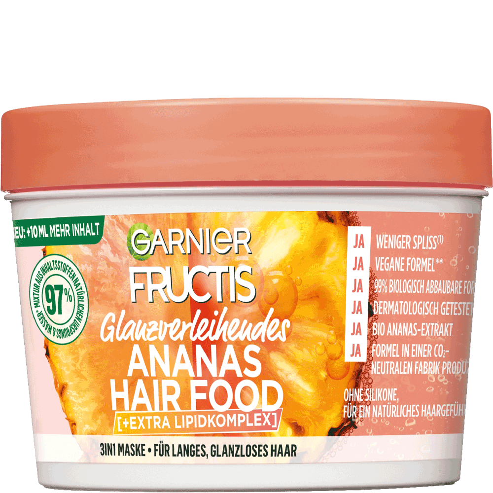 Bild: GARNIER FRUCTIS Haarmaske Ananas Hair Food 3in1 