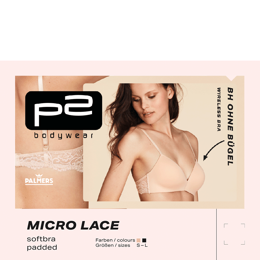 Bild: p2 Micro Lace Softbra padded skin