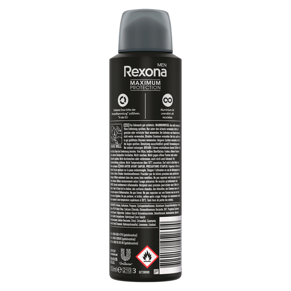 Bild: Rexona MEN Maximum Protection Deo Spray Cobalt Dry 