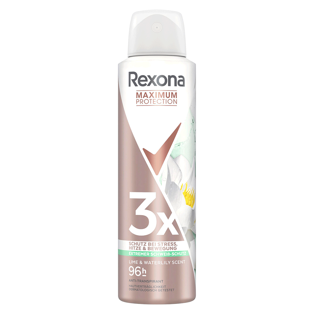 Bild: Rexona Maximum Protection Deo Spray Lime & Waterlily 