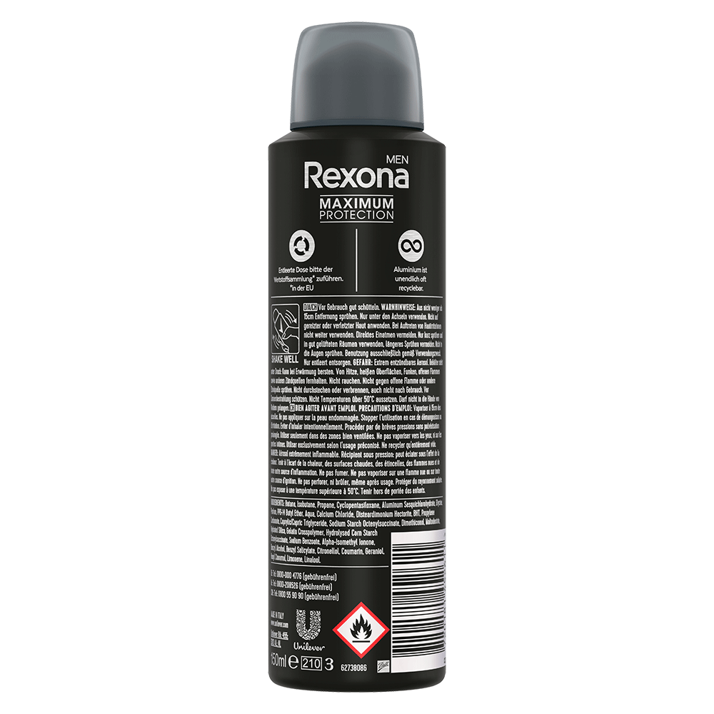 Bild: Rexona MEN Maximum Protection Deo Spray Intense Fresh 