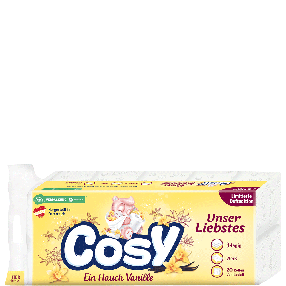 Bild: Cosy Unser Liebstes Toilettenpapier Limited Edition 