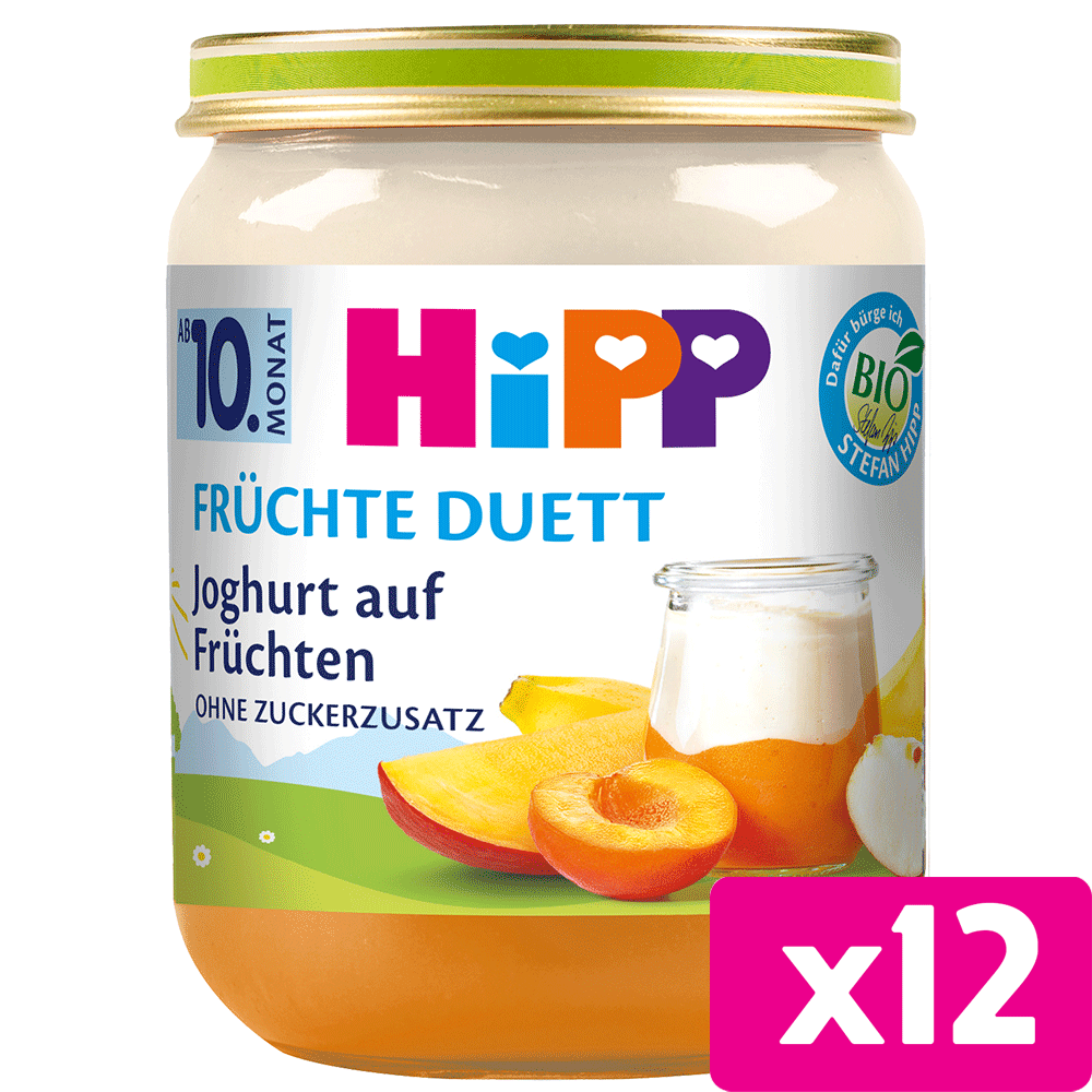 Bild: HiPP Joghurt auf Früchten 