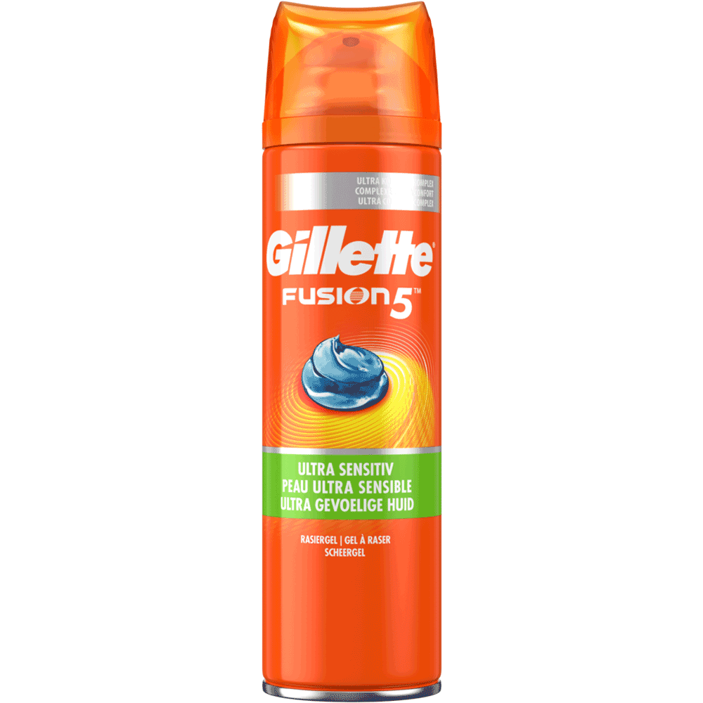Bild: Gillette Fusion Rasiergel für empfindliche Haut 