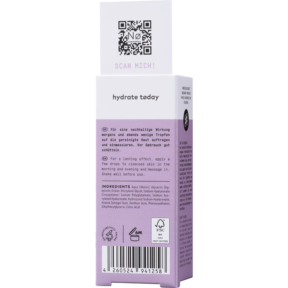 Bild: No Cosmetics No Hydrate Today 4D Hyaluron Serum 