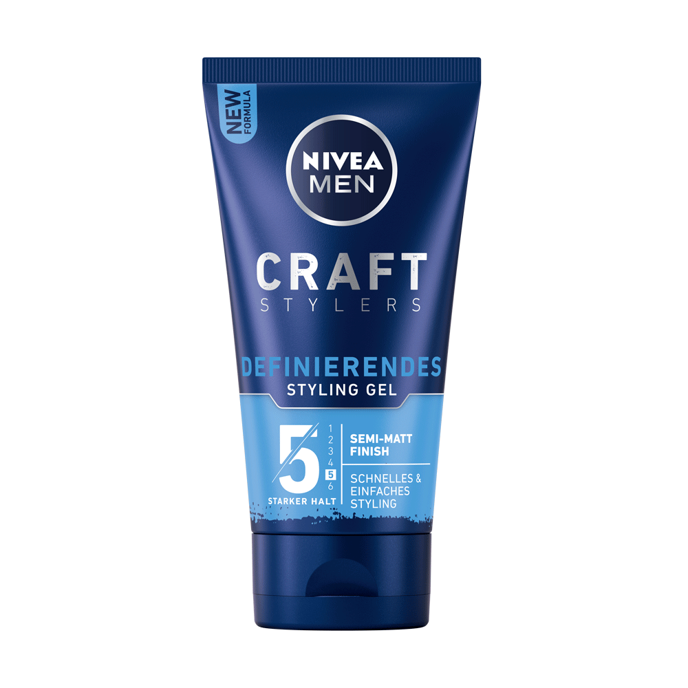 Bild: NIVEA MEN Craft Stylers Definierendes Styling Gel Semi-Matt Finish 