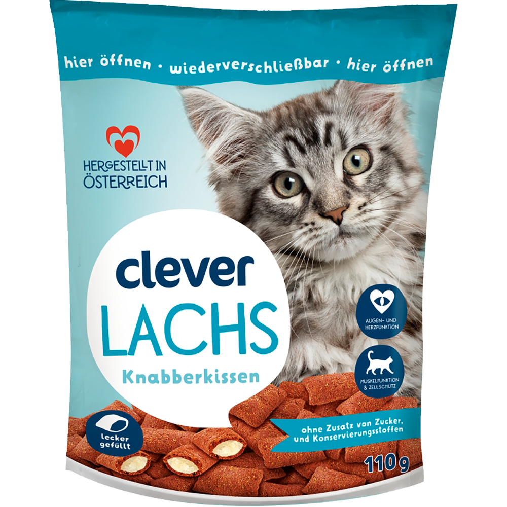 Bild: clever Knabberkissen Lachs