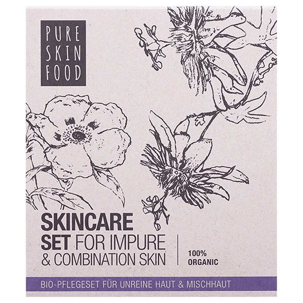 Bild: Pure Skin Food Bio Pflegeset für unreine Haut & Mischhaut