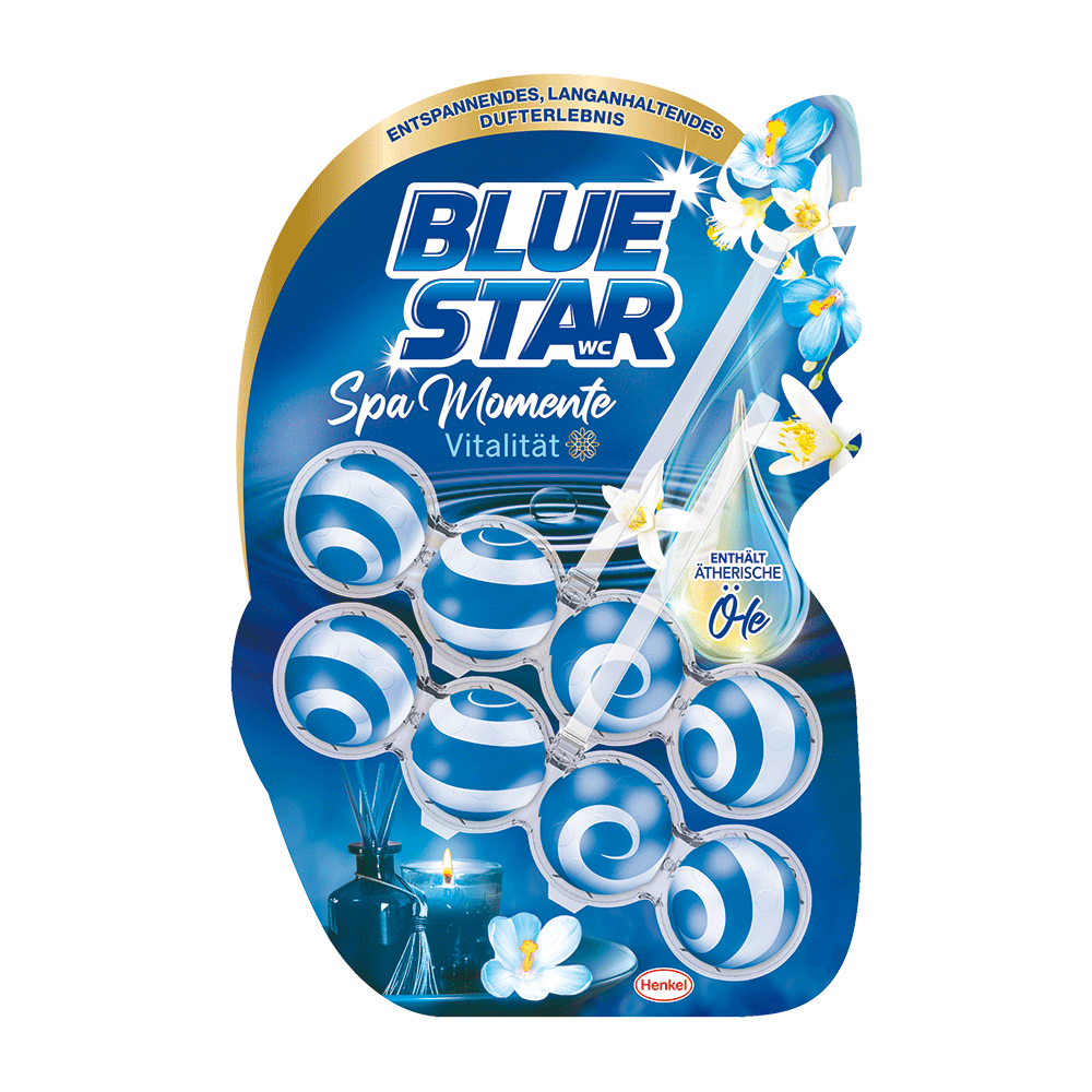 Bild: Blue Star WC-Steine Spa Momente Vitalität