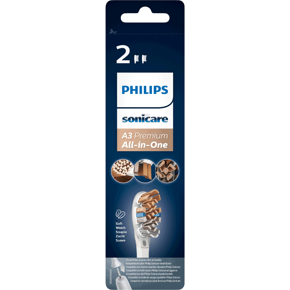 Bild: PHILIPS Sonicare Aufsteckbürsten A3 Premium All-in-One